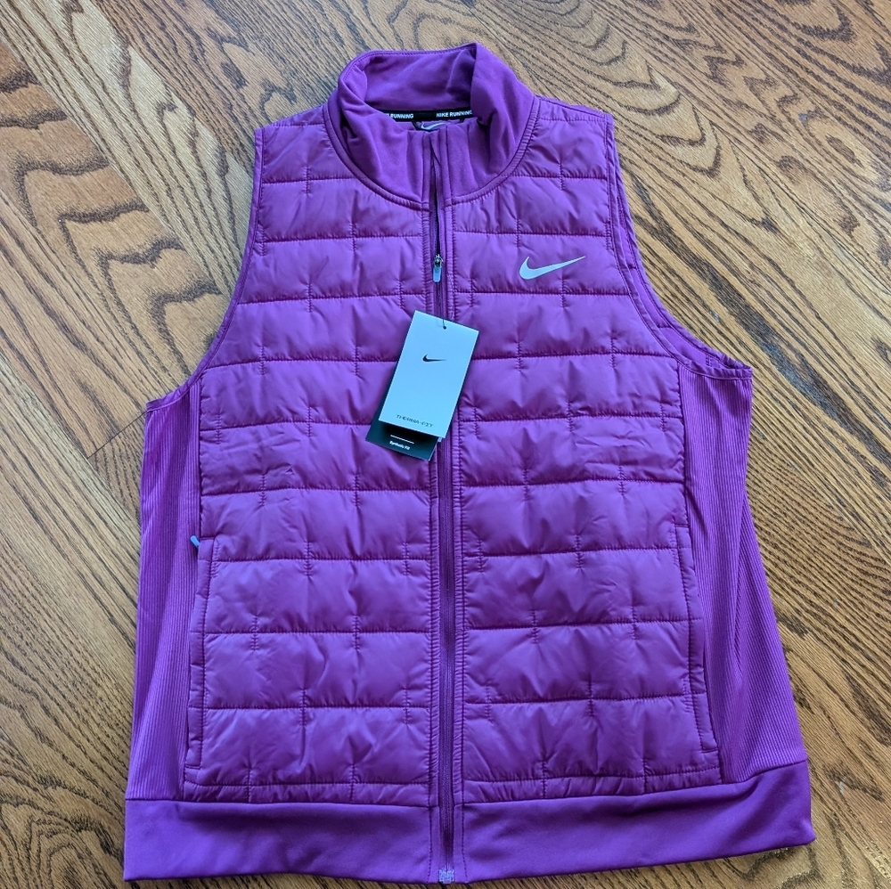 Nike Purple Quilted Vest